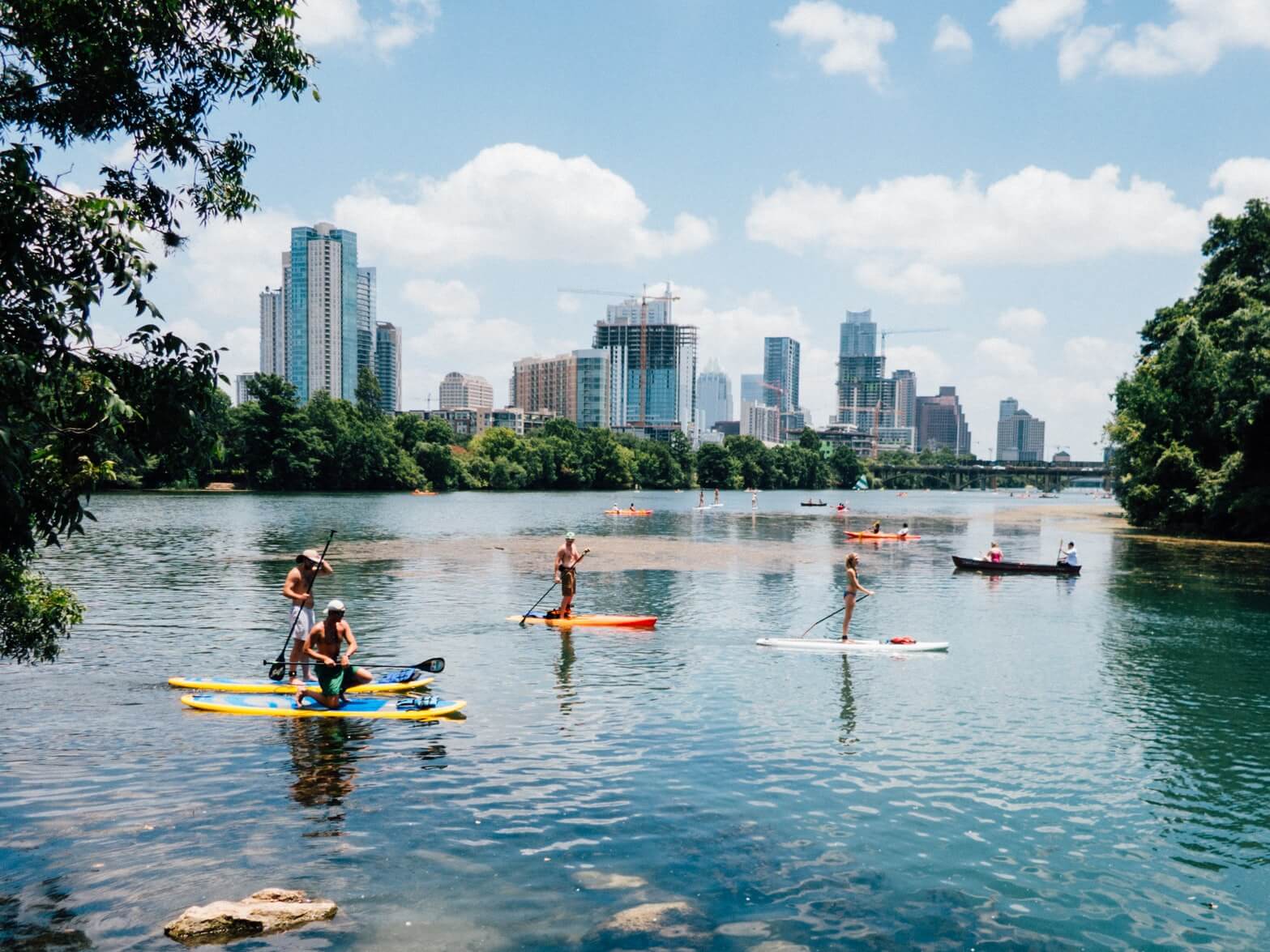 things to do in austin: paddleboard