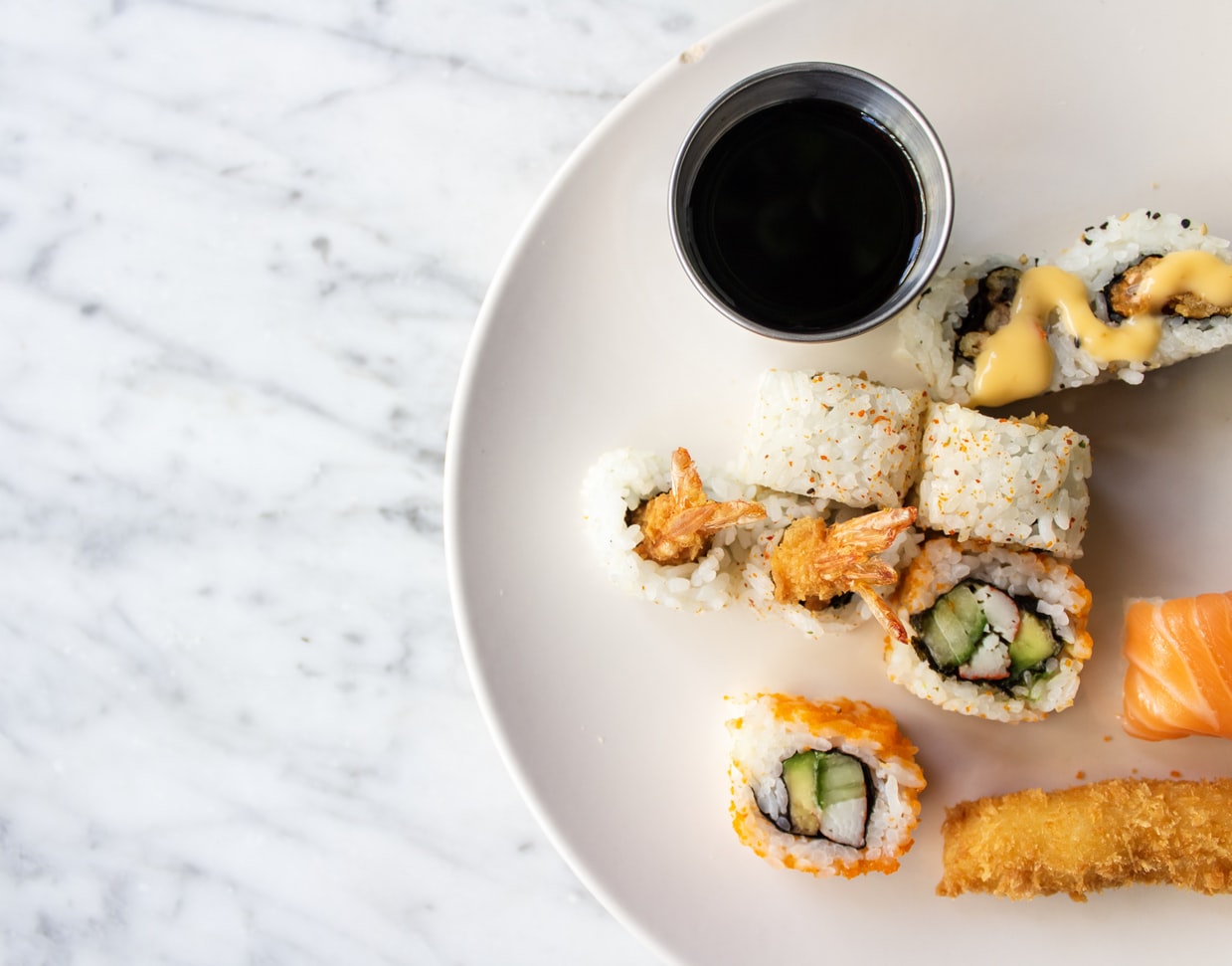 best sushi in austin: sushi plate