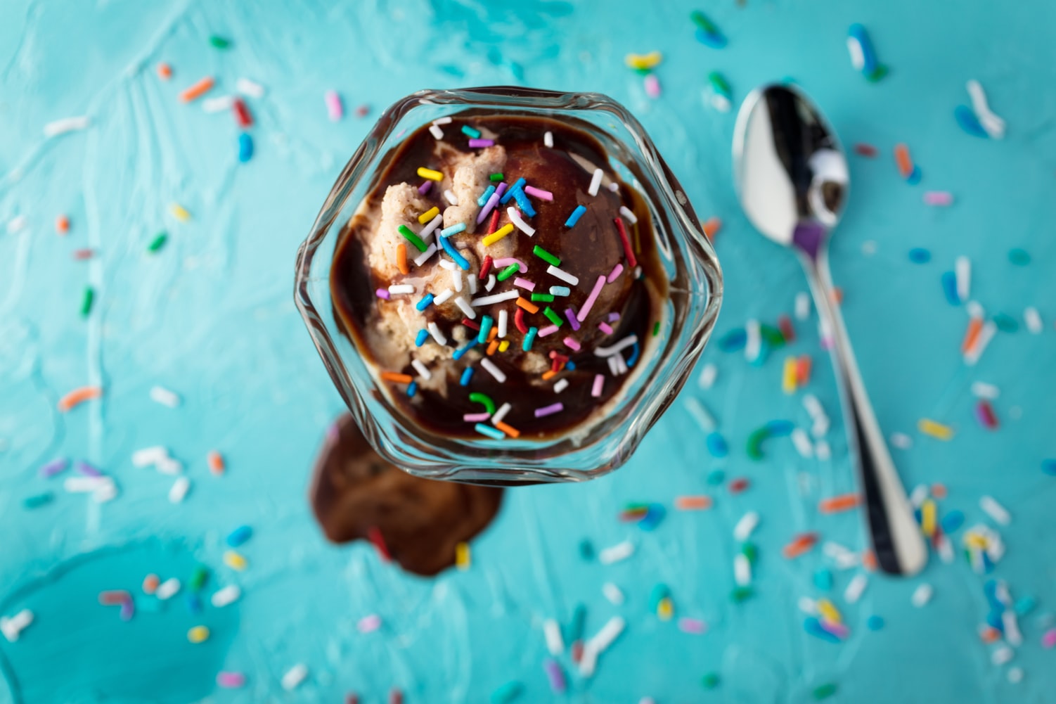 best ice cream in Austin: sundae with sprinkles