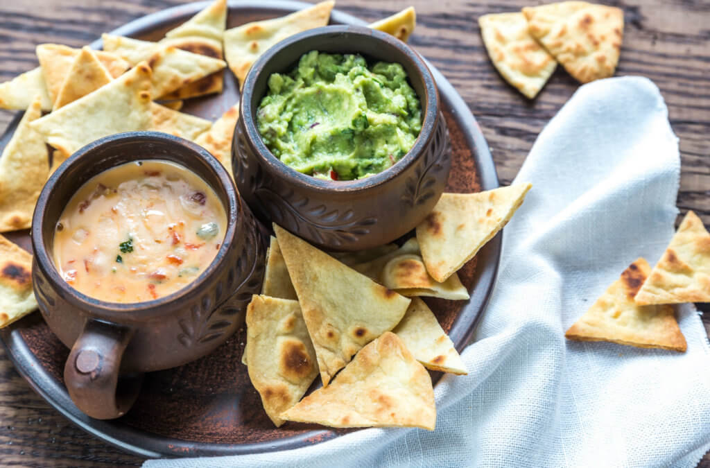 best queso in Austin: queso and guac