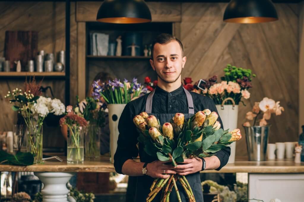 best florist Austin: male florist