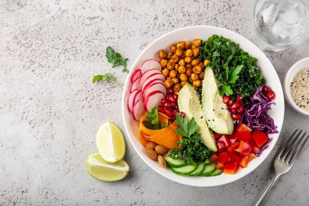best salads in Austin: healthy vegetable salad