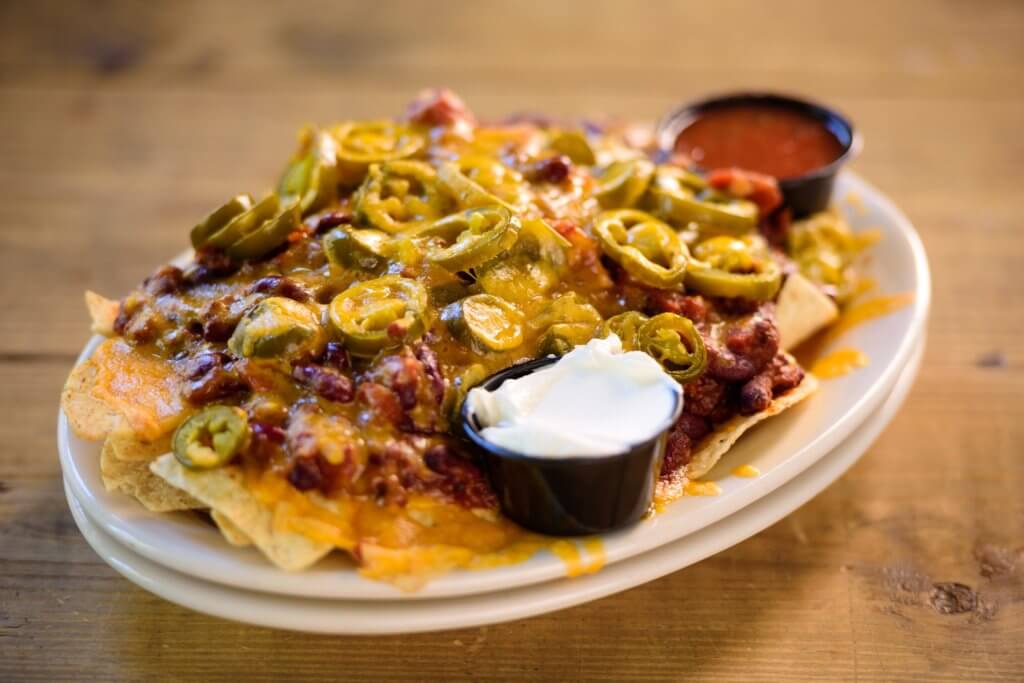 plate of nachos