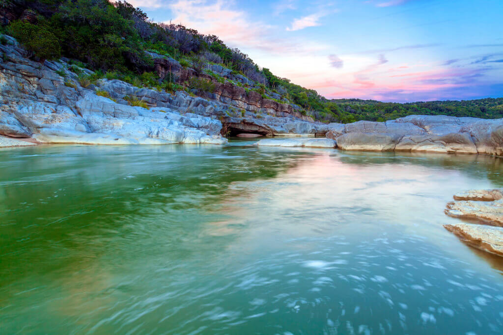 Pedernales Falls near Austin Texas