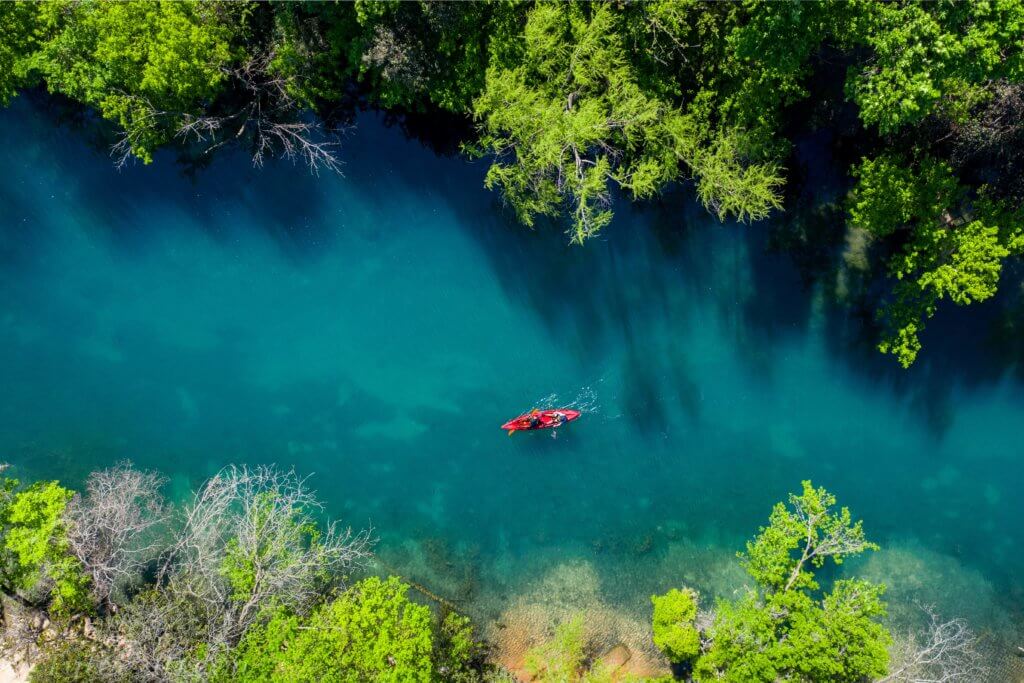 best jobs in Austin: barton creek greenbelt kayaker